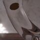 Pair of candle holders two crystal branches