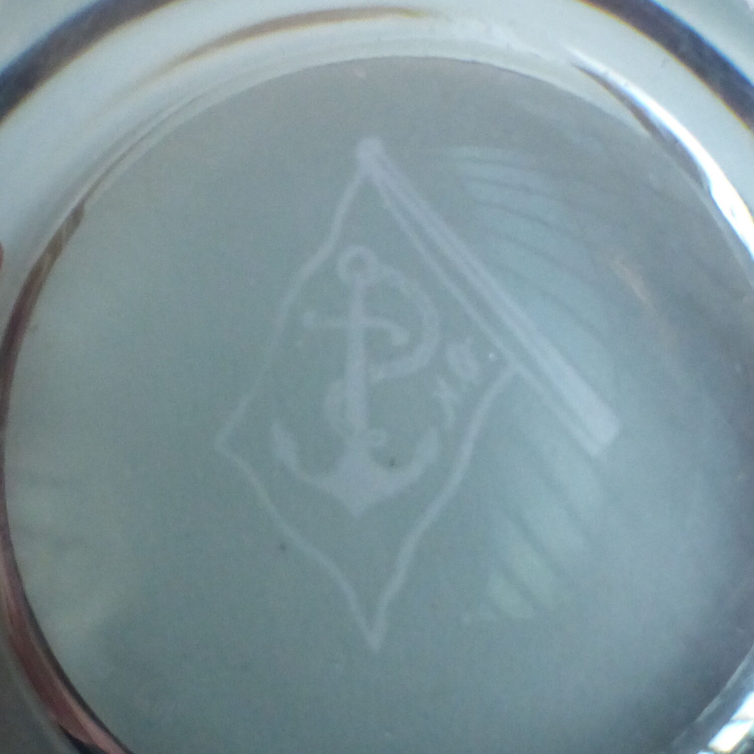 Scandinavian double-layered glass ashtray Per Lütken, 1960's