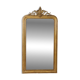 Miroir doré français Louis Philippe antique, fin du 19e siècle