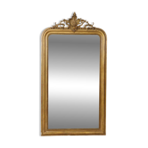 Antique French Louis Philippe Gilt Mirror, Late 19th Century