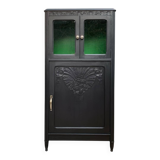 Buffet parisien vitré noir art déco 1930