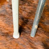 Set of 4 wood and metal chairs