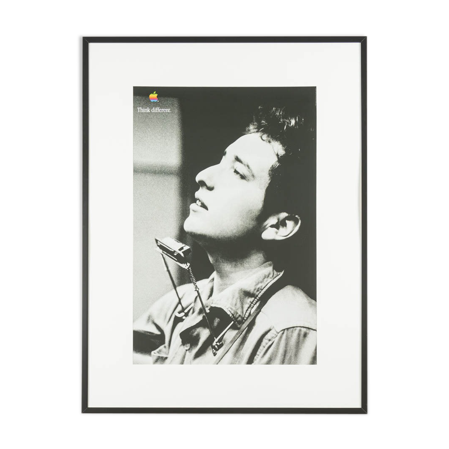 Think different – bob dylan, affiche publicitaire apple, 94 x 124 cm