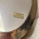 Urdu oval mirror solid brass