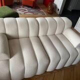 White 2-seater sofa