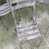 14 metal bistro chairs