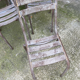 14 metal bistro chairs