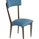 Ico & Luisa Parisi Rare Set of Six Mid-century Modern Velvet Dining Chairs
