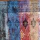 Contemporary artistry meets vintage Bukhara rug, 95cm x 154cm, 1950s