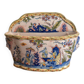 Antique Jardinière Earthenware 19th Century Sèvres Moustiers Macarons Style
