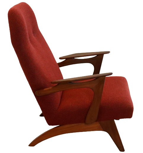 Armchair with footstool 'Vorchten'