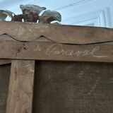 Grand trumeau ancien – Nature morte attribuable à l’école de Meiffren Comte