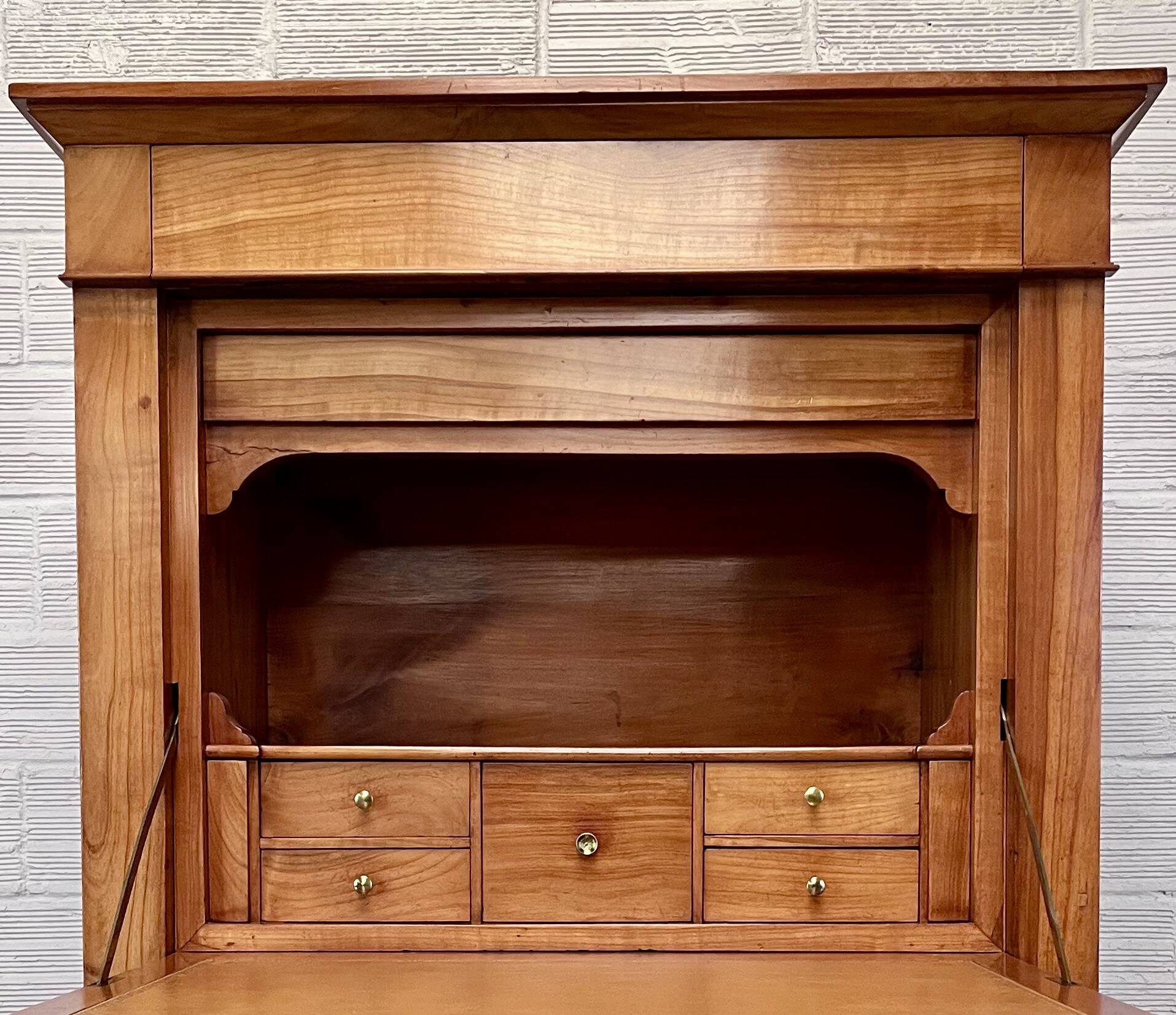 Directory secretary in solid cherry wood