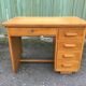 Vintage desk with 5 oak drawers