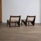 Chaises Kangourou Pierre Jeanneret PJ-SI-59, Inde, 1955