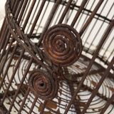 Old iron dome-shaped cage