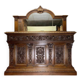 Renaissance buffet in carved walnut circa 1850