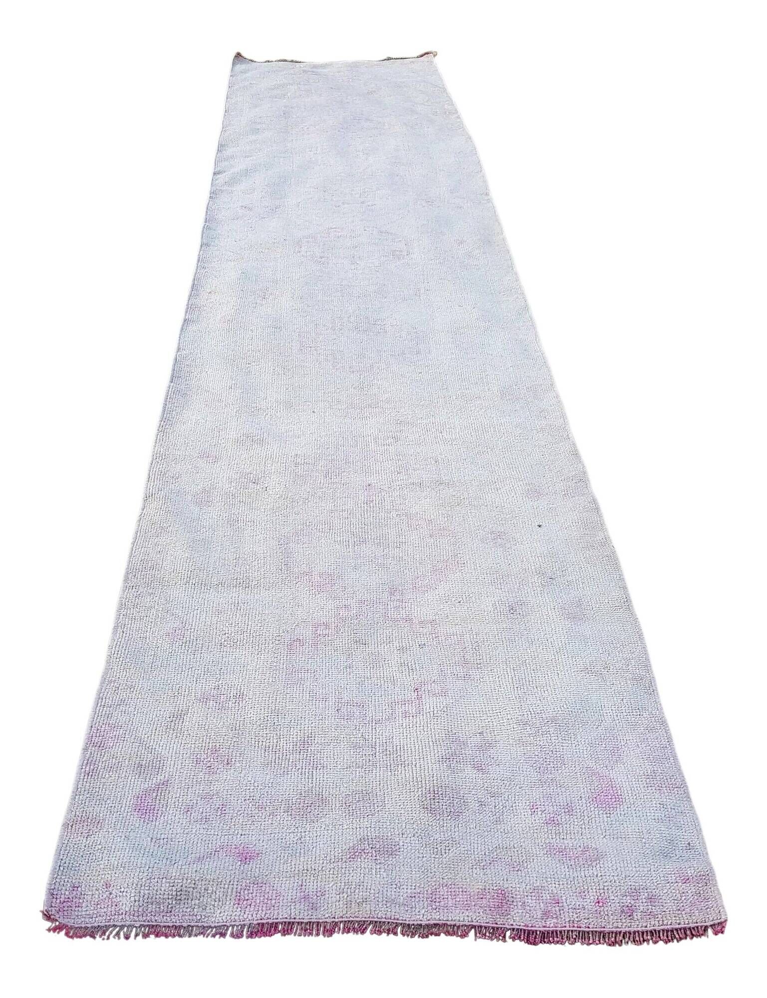 Vintage Turkish hallway rug 90x430 cm