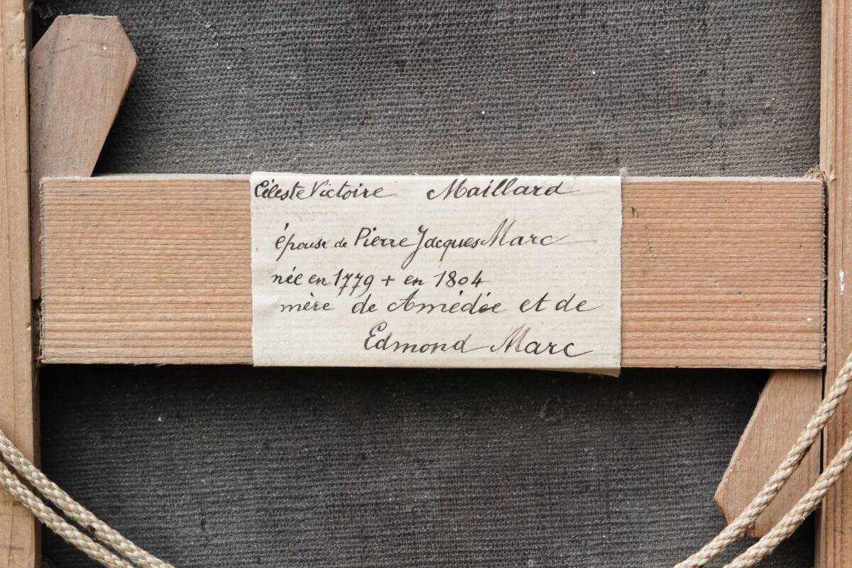 Pair of portraits, man, woman, early 19th century