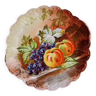 Grand plat Limoges fruits