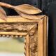 Louis XVI mirror in carved and gilded wood, 18th century