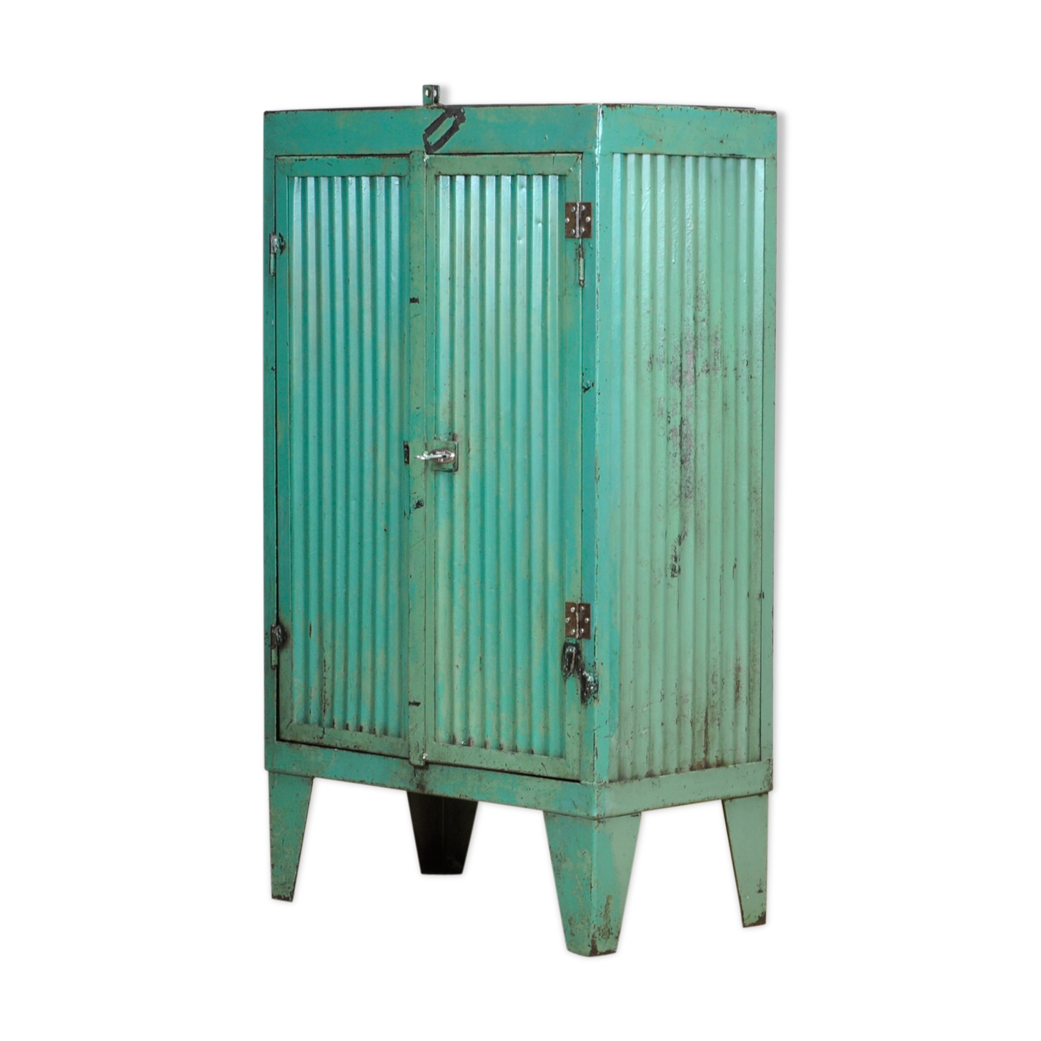 Industrial Iron Cabinet, 1960s