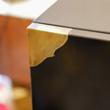 Black lay line buffet design italy 70