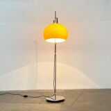 Italian yellow Lucerna floor lamp from the Space Age era, mid-century by Guzzini, 1960s.