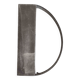 Metal letter D 1930s Height 25 cm