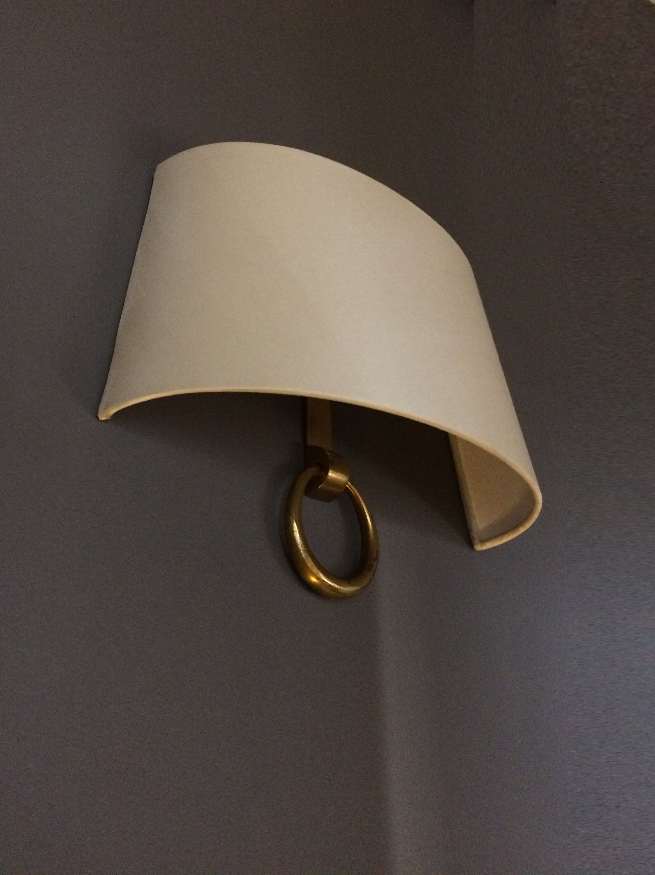 Pair of wall light Marcel Guillemard bronze 1930-1940