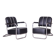 Bauhaus Lounge Chairs in Leather from Mücke Melder, 1930s, Set of 2