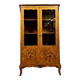 Louis XV style bookcase in precious wood marquetry circa 1900