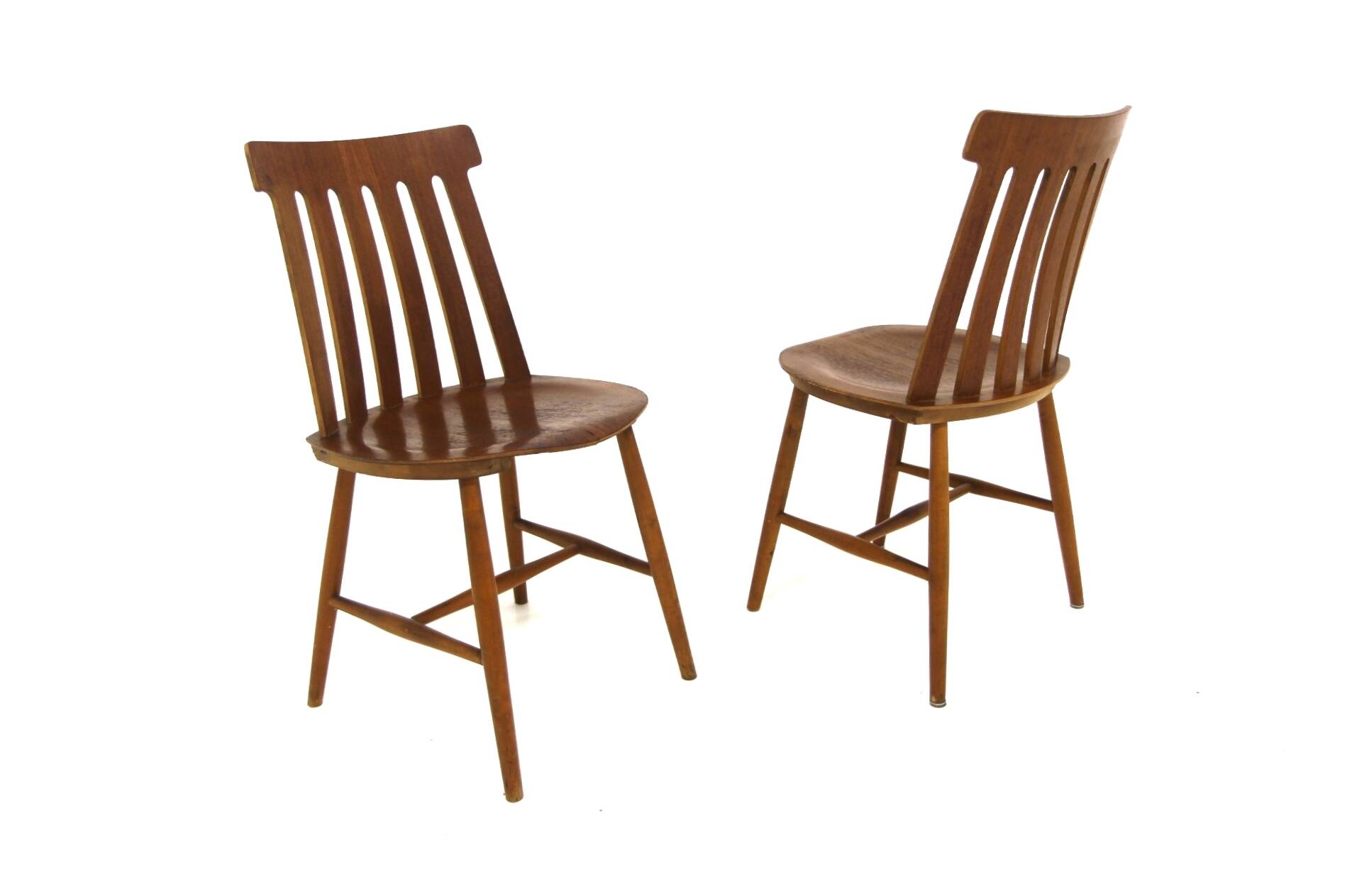 Set of 2 teak chairs, Jan Hallberg, Edsbyverken, Sweden, 1960