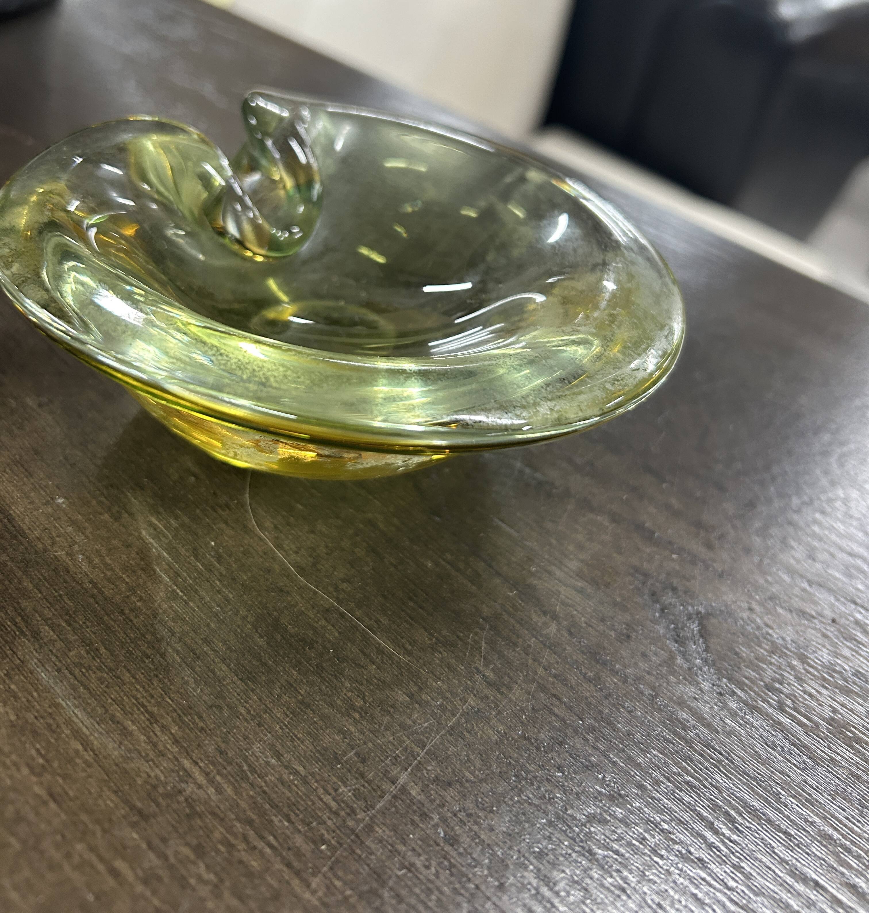 Glass ashtray