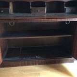 English mahogany bookcase circa 1960