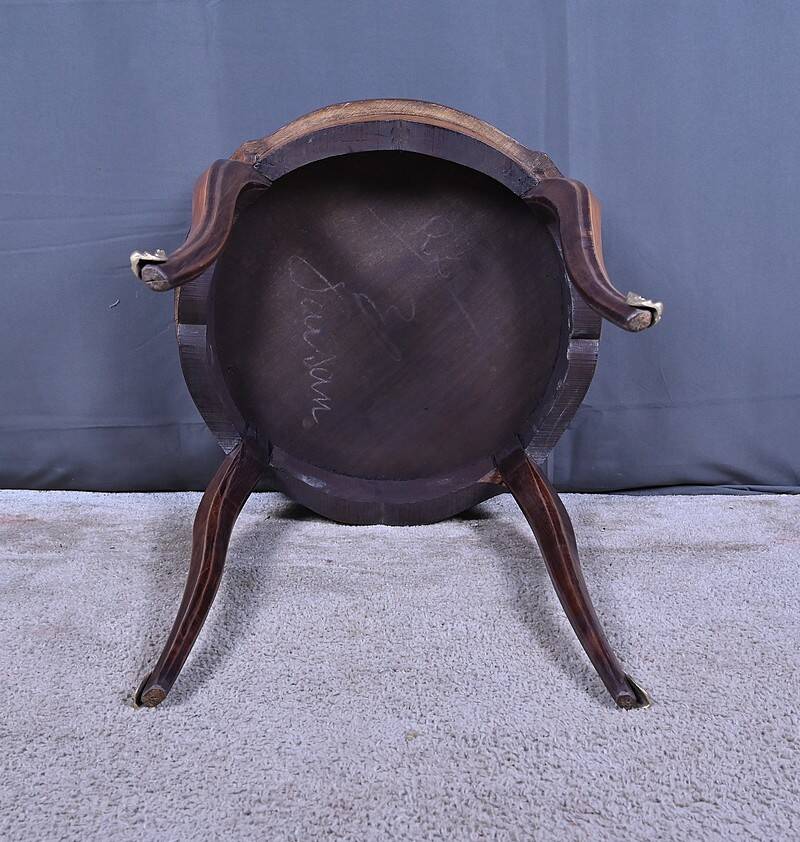 Marquetry gueridon, Louis XV style – first part of the 20th century