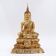 Thai Gilt Bronze Seated Earth Touching Buddha Figure, Late 19th Century