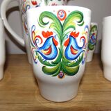 Villeroy & Boch pitcher and glasses from the 60s