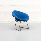 Diamond Armchair & Hocker by Harry Bertoia for Knoll