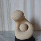 Modern sculpture representing motherhood