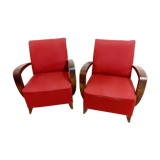 Paire de fauteuils bridge
