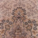 Tapis Rose 266x173 cm Tapis Vintage Rose Pastel, Tapis en Laine Fait Main.
