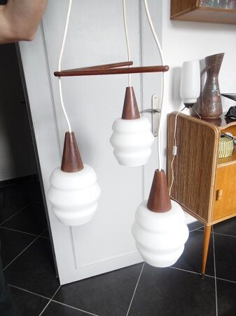 Louis Kalff boomerang chandelier for Philips