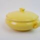 Large yellow modernist soup tureen