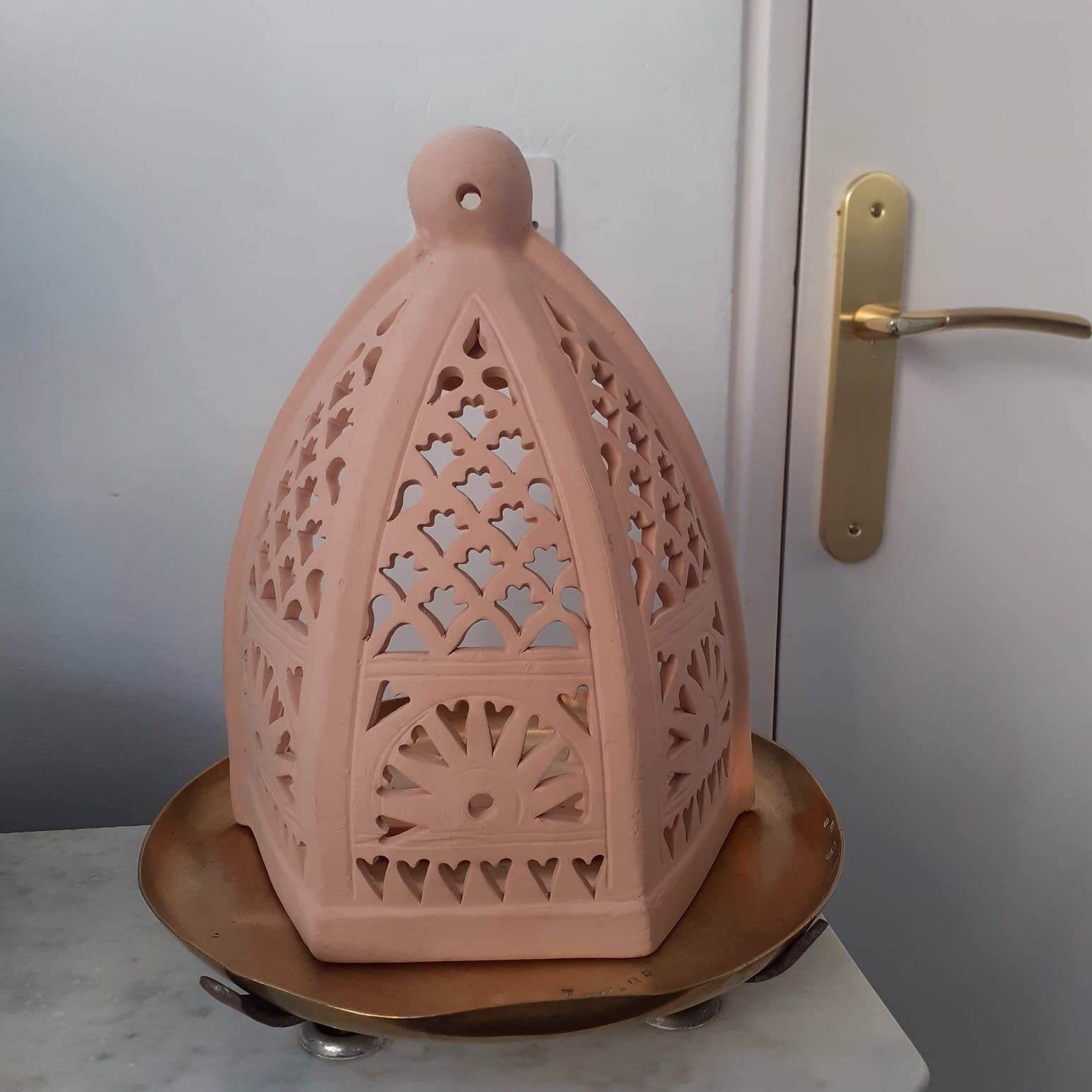 Guellala terracotta wall light