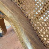 Louis XV style caned armchair