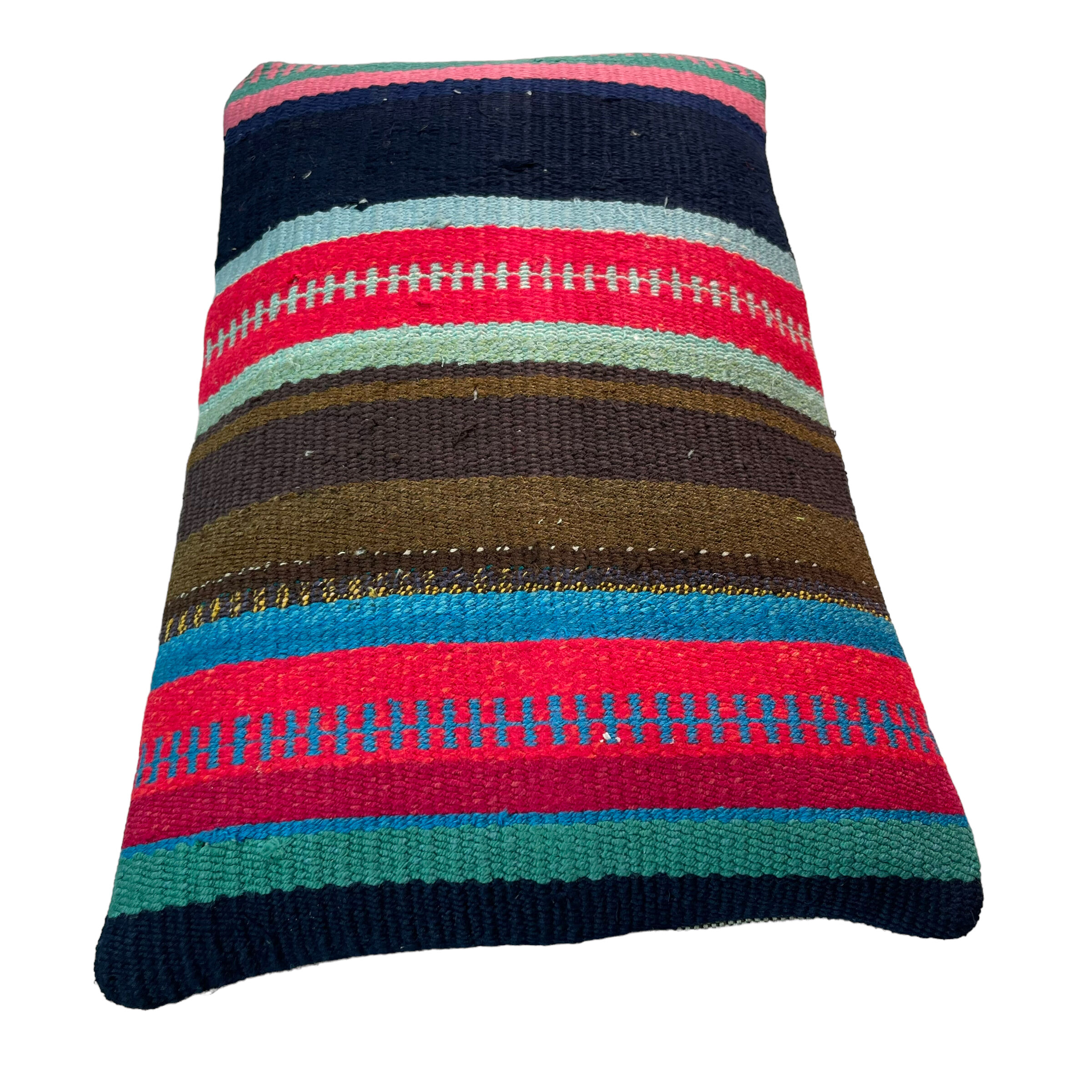 Vintage turkish kilim cushion cover 30x50cm