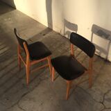 Pair of modernist Scandinavian chairs from the 1960s