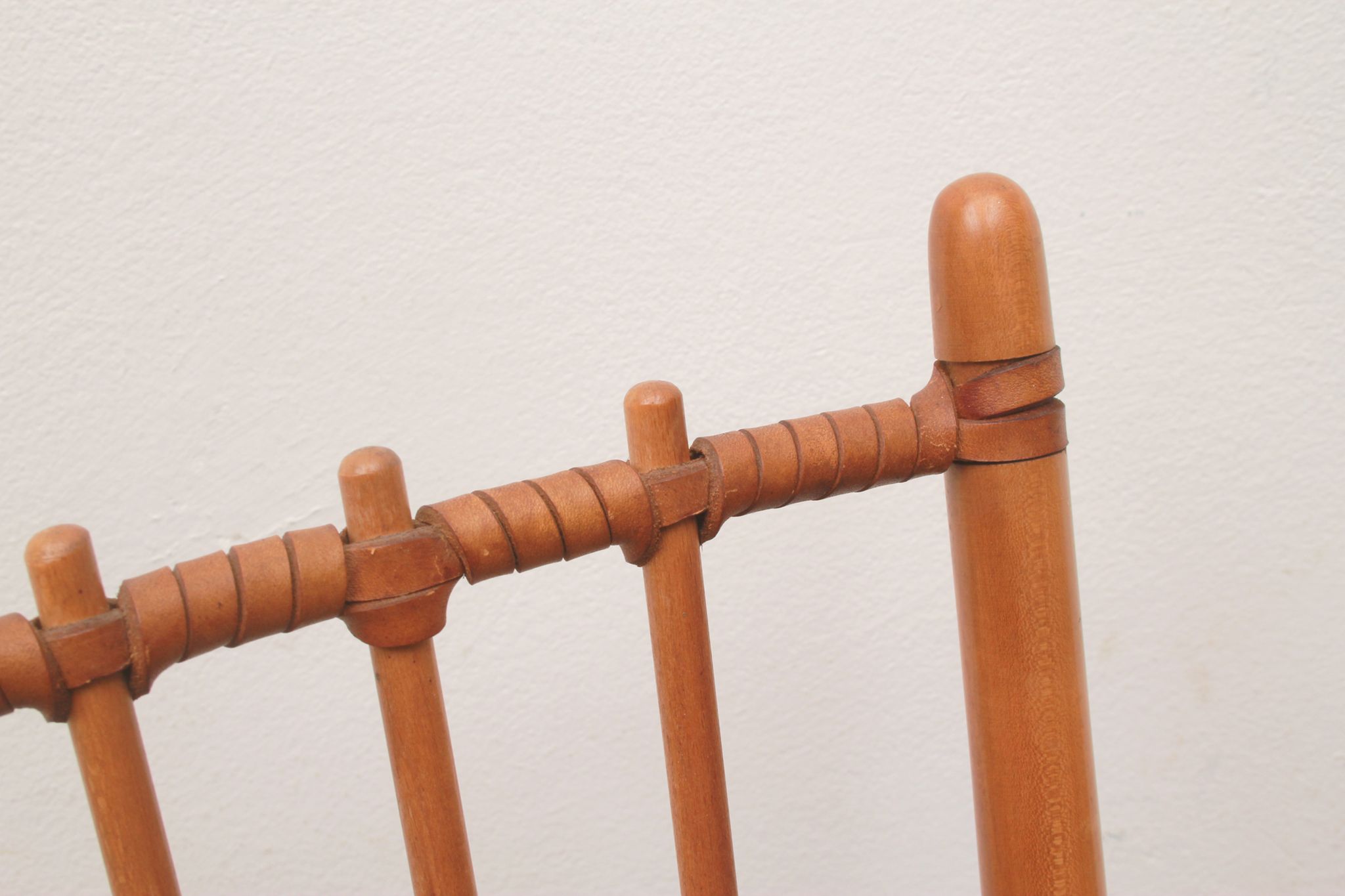 1950s armchair cherrywood, Albert Haberer