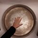 Classic Napoleon III Fleuron classic silver metal service platter